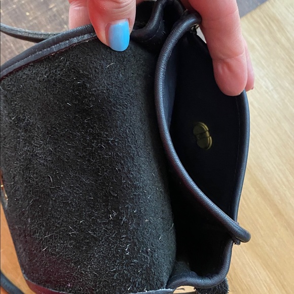 Vintage Coach Black Leather Scooter Bag 9893 - Picture 2 of 16